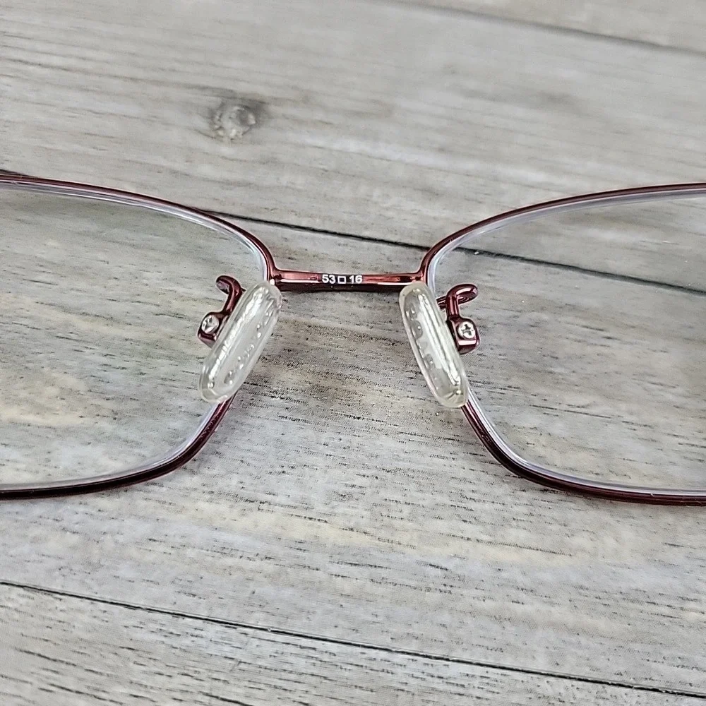Coach Eyeglasses FRAMES ONLY‎ Womens Red Gertie 242 Bordeaux 53-16-135